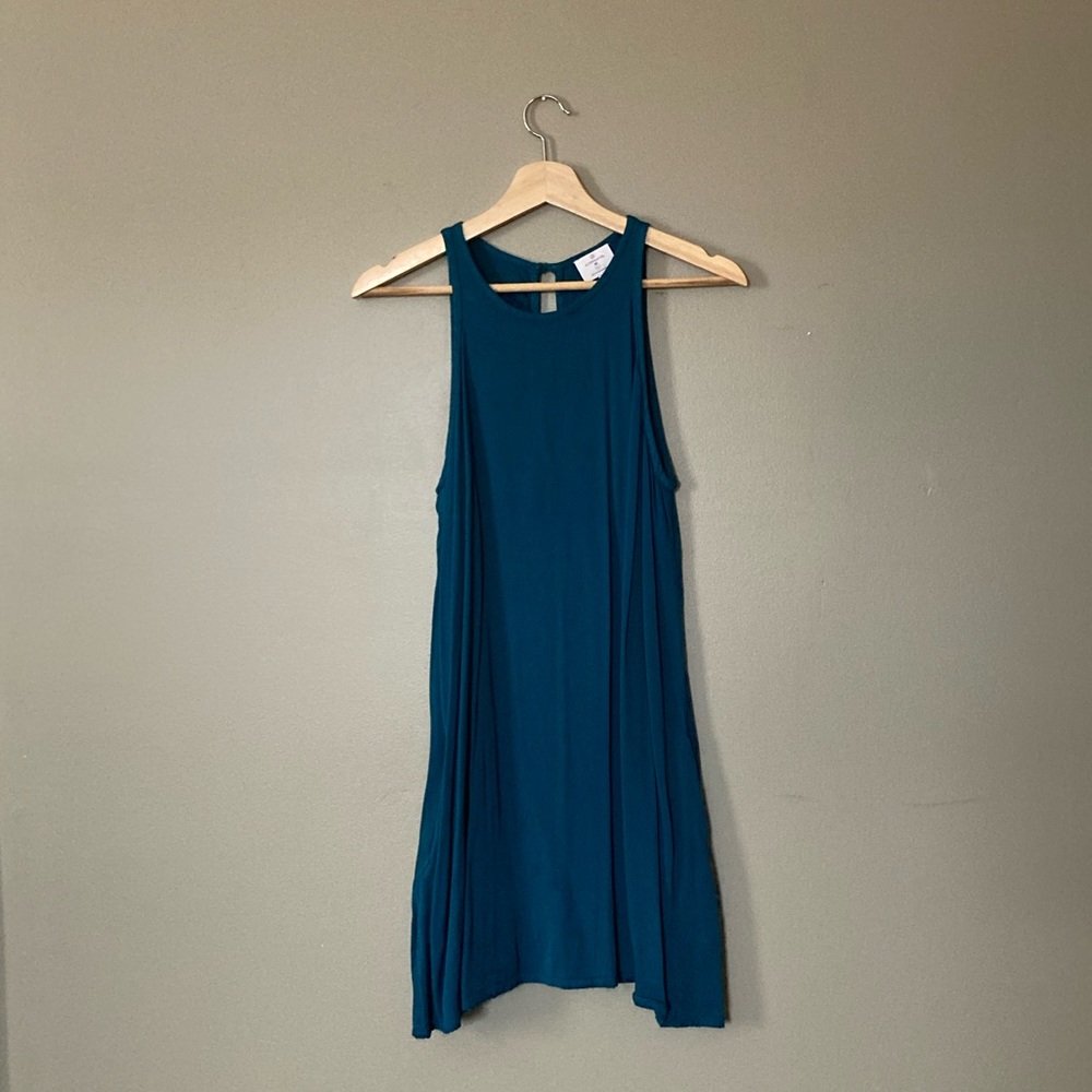 Teal Sleeveless Dress